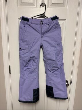Arctix Lavender Purple Kids Snow Pants with Black Reinforced Cuffs